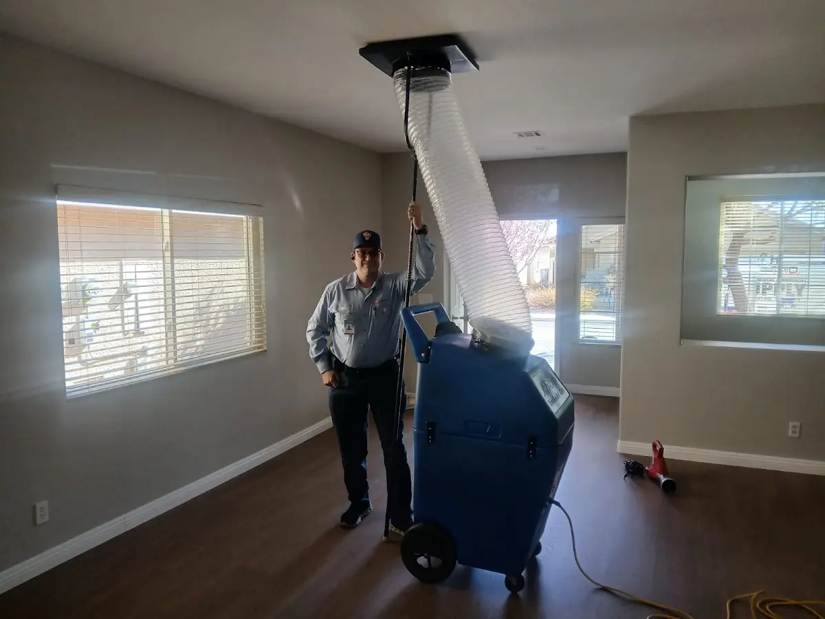Professional Dryer Vent Cleaning work inside a Oak Forest home